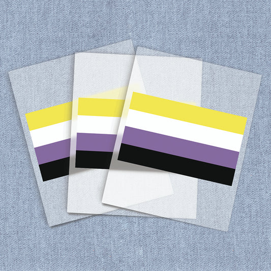 Nonbinary Flag | Halloween DTF Heat Transfers