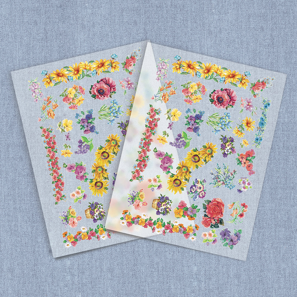 Flower Cut-Up | Ladies DTF Heat Transfers