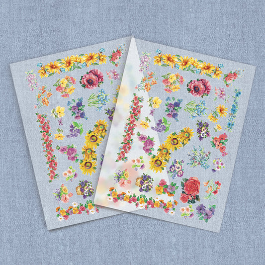Flower Cut-Up | Ladies DTF Heat Transfers
