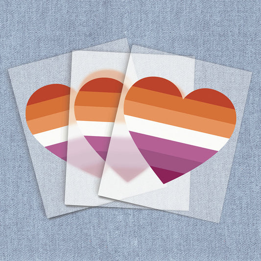 Lesbian Heart | Halloween DTF Heat Transfers