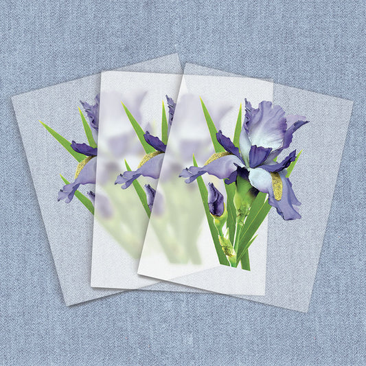 Purple Iris | Country & Floral DTF Heat Transfers