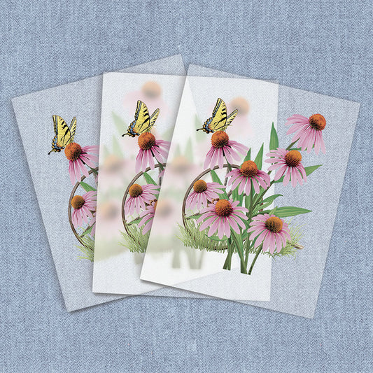 Pink Coneflowers | Country & Floral DTF Heat Transfers