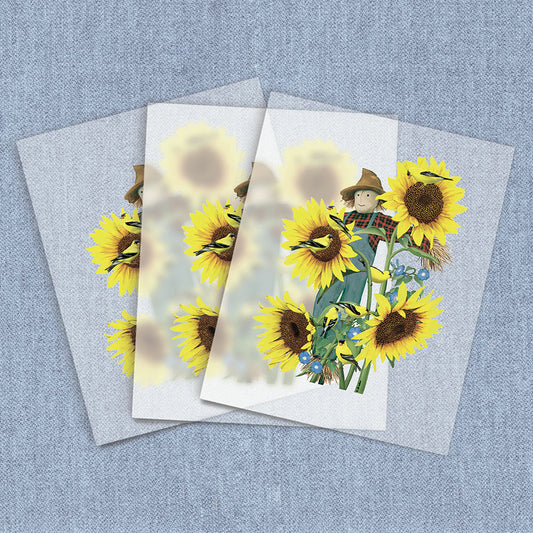 Scarecrows and Sunflowers | Country & Floral DTF Heat Transfers