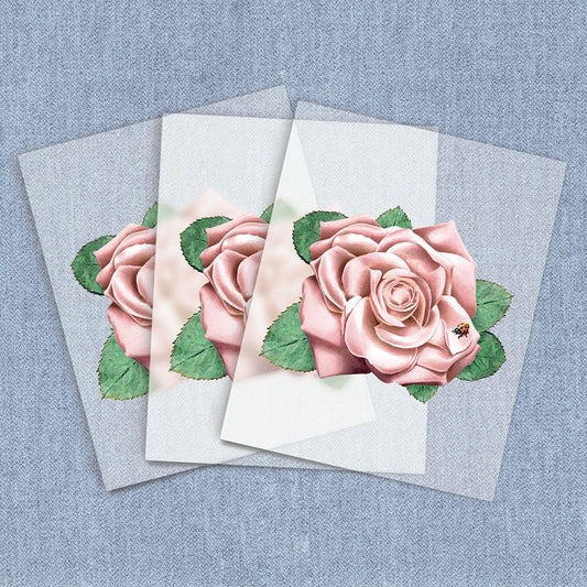 Pink Rose | Country & Floral DTF Heat Transfers