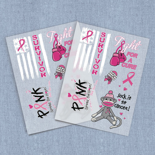 Breast Cancer Awareness Cut-Up | Breast Cancer Awareness DTF Heat Transfers