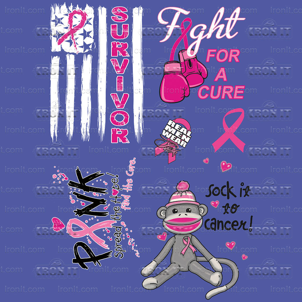 Breast Cancer Awareness Cut-Up | Breast Cancer Awareness Direct-To-Film Transfer