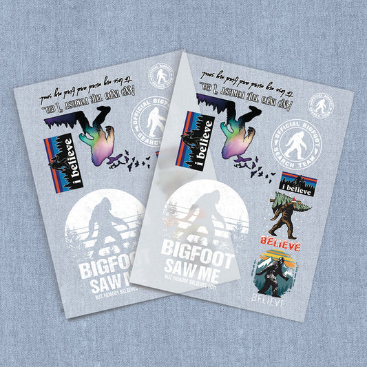 Bigfoot Cut-Up | Humor & Novelty DTF Heat Transfers