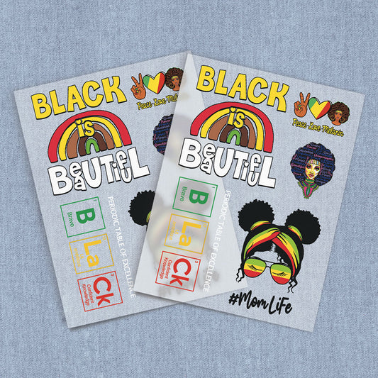 Black History Cut-Up | African-American Culture DTF Heat Transfers