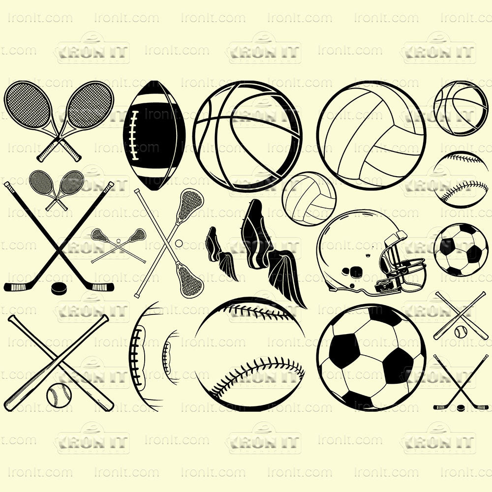 Sports Cut-Up Black | Sports Direct-To-Film Transfer