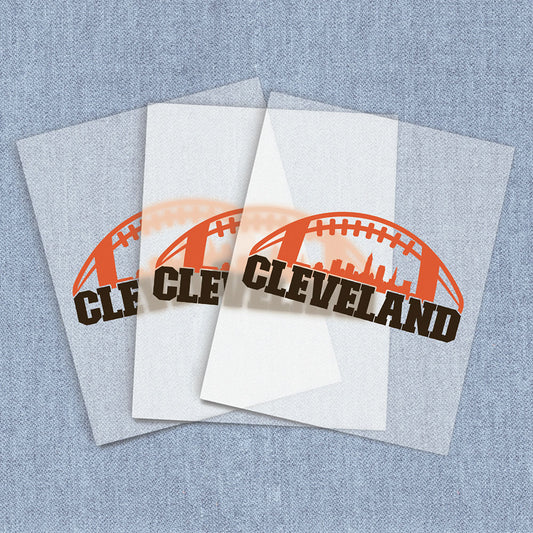 Cleveland Football | Sports, Football DTF Heat Transfers