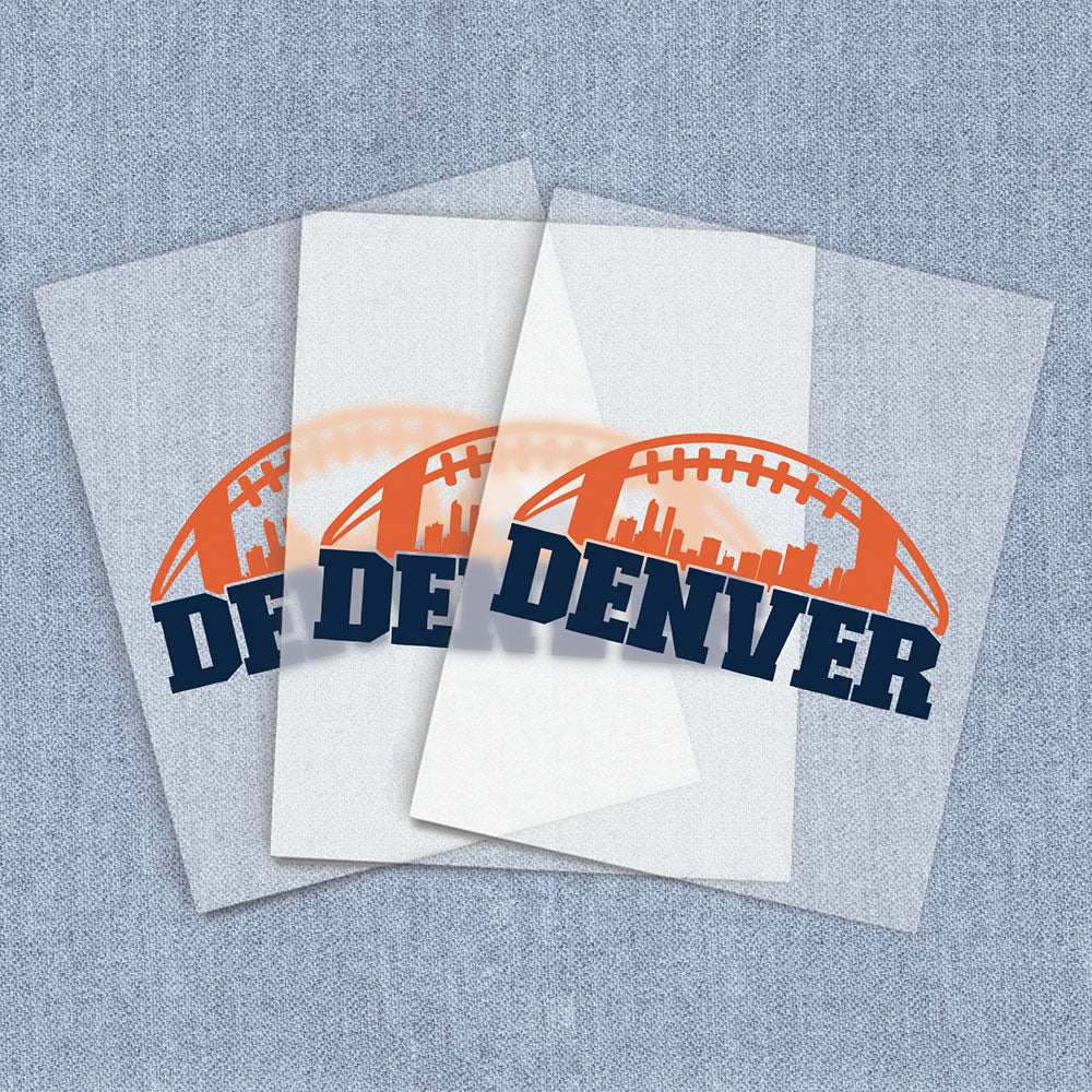 Denver Football | Sports, Football DTF Heat Transfers