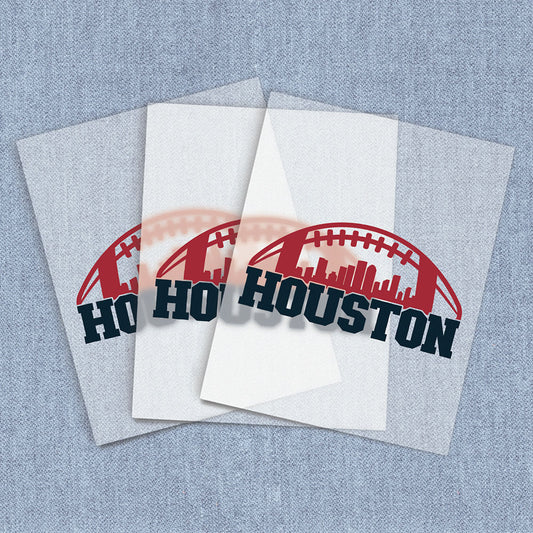 Houston Football | Sports, Football DTF Heat Transfers