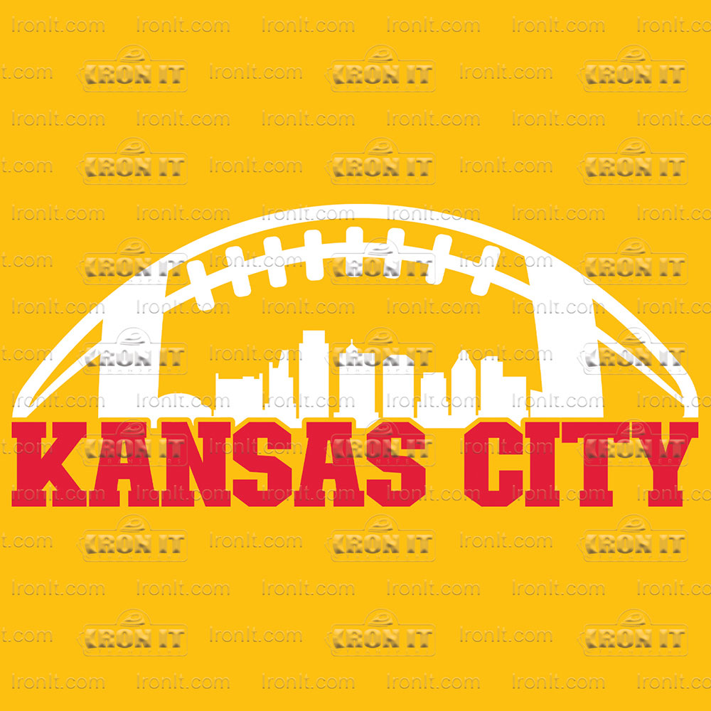 Kansas City Football | Sports, Football Direct to Film Heat Transfers