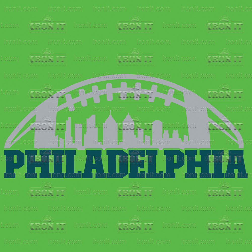 Philadelphia Football | Sports, Football Direct to Film Heat Transfers