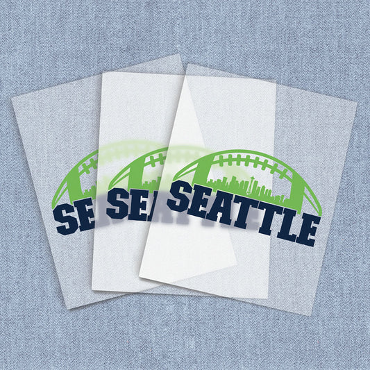Seattle Football | Sports, Football DTF Heat Transfers