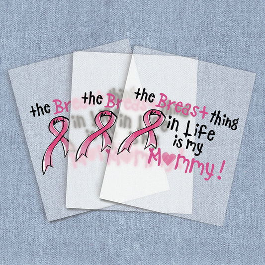 The Breast Thing | Breast Cancer Awareness DTF Heat Transfers