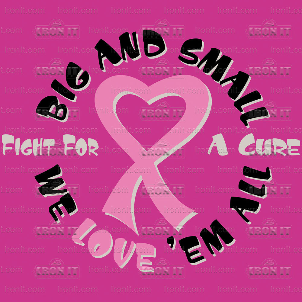 Big and Small Love | Breast Cancer Awareness Direct-To-Film Transfer