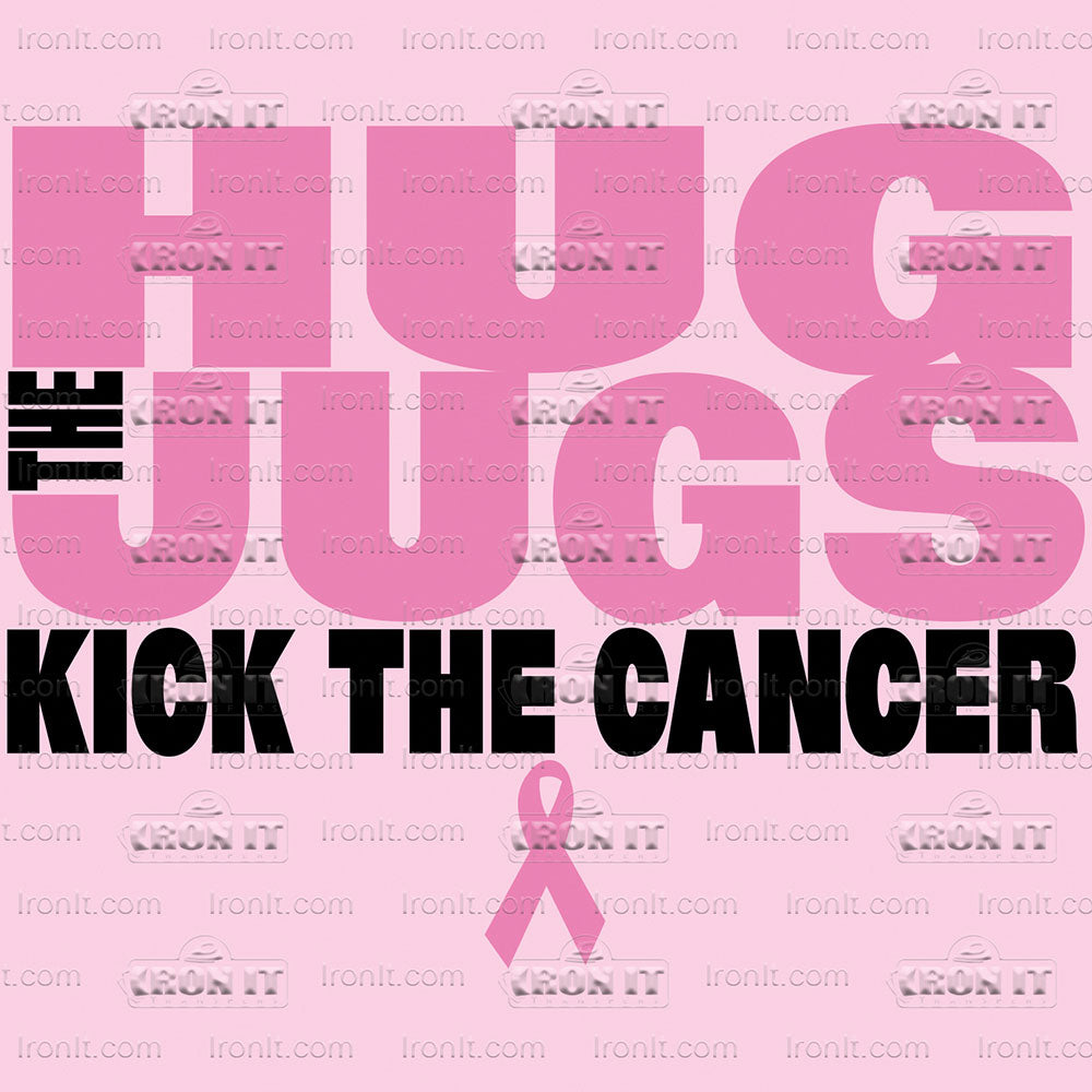 Hug the Jugs | Breast Cancer Awareness Direct-To-Film Transfer