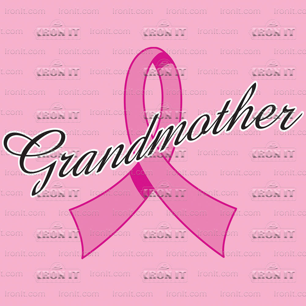 Grandmother Cancer Ribbon | Breast Cancer Awareness Direct-To-Film Transfer