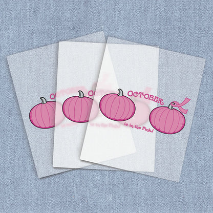 October is in the Pink! | Breast Cancer Awareness DTF Heat Transfers