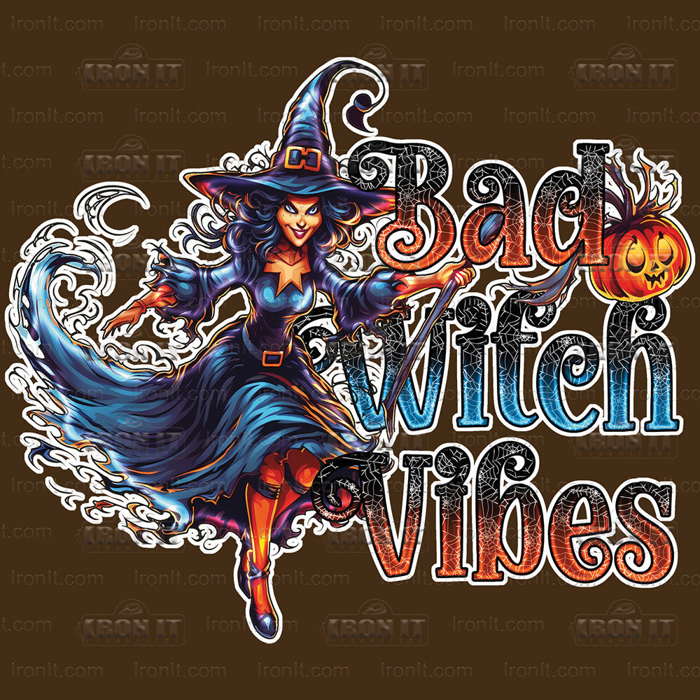 Sad Witch Vibes | Halloween Direct-To-Film Heat Transfers