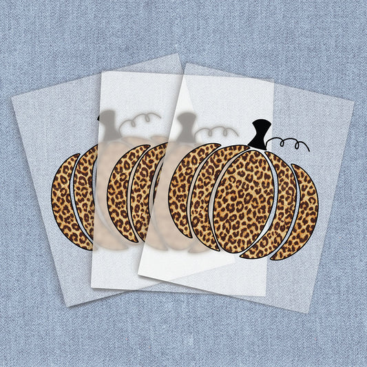 Leopard Pumpkin | Fall DTF Heat Transfers