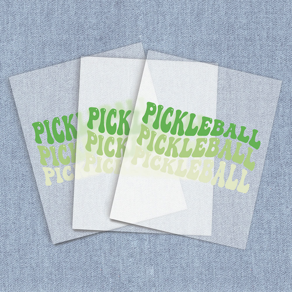 Pickleball Wavy | Sports, Pickleball DTF Heat Transfers