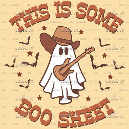 Boo Sheet | Halloween Direct-To-Film Heat Transfers