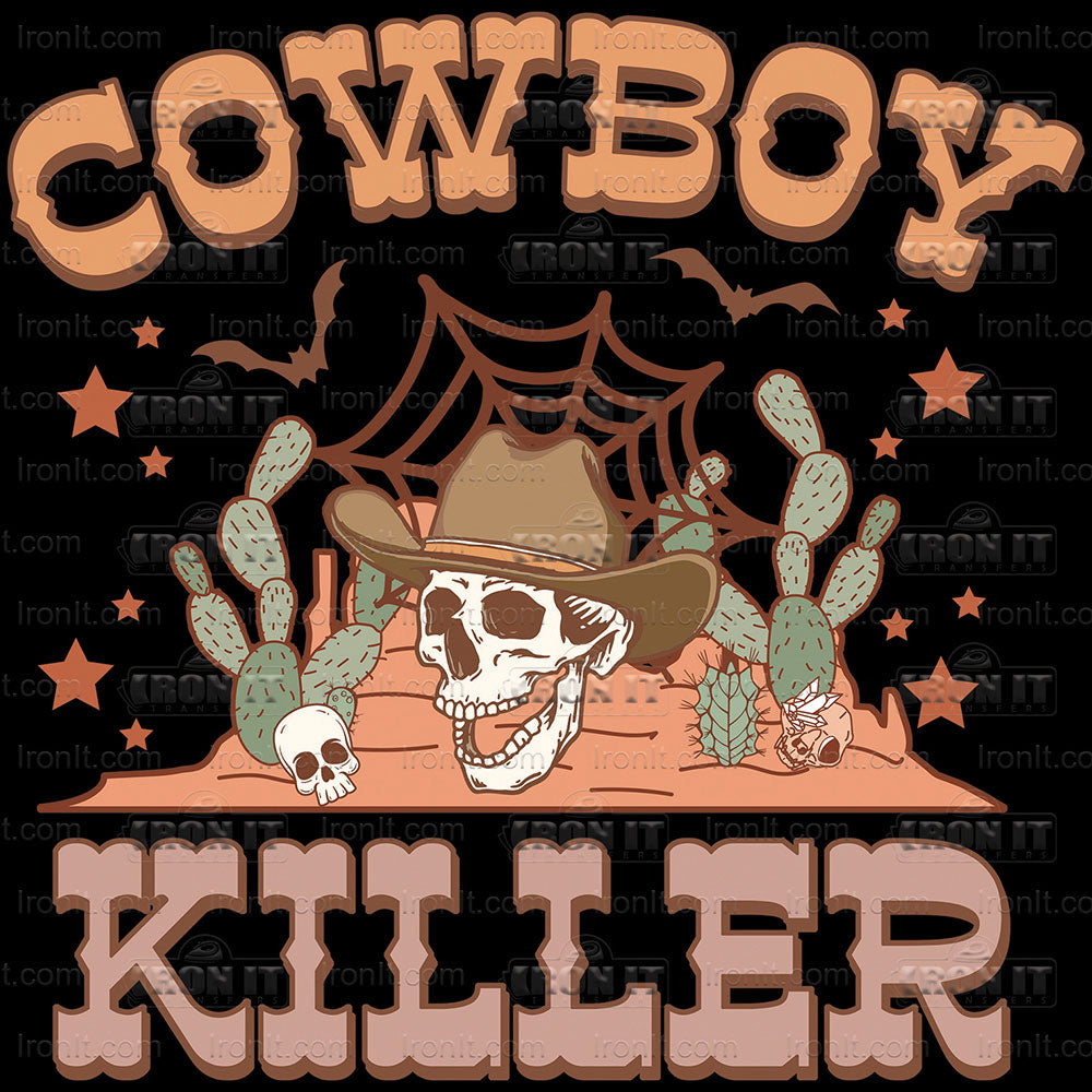 Cowboy Killer | Halloween Direct-To-Film Heat Transfers