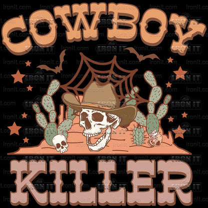 Cowboy Killer | Halloween Direct-To-Film Heat Transfers