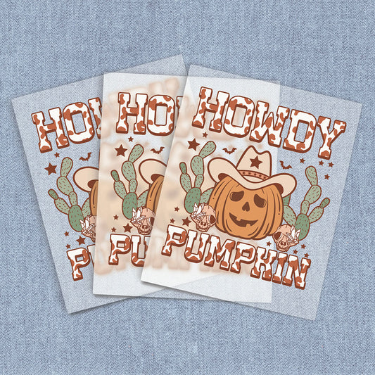 Howdy Pumpkin | Halloween DTF Heat Transfers