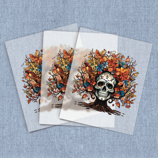 Sugar Skull Tree | Seasonal & Holiday DTF Heat Transfers