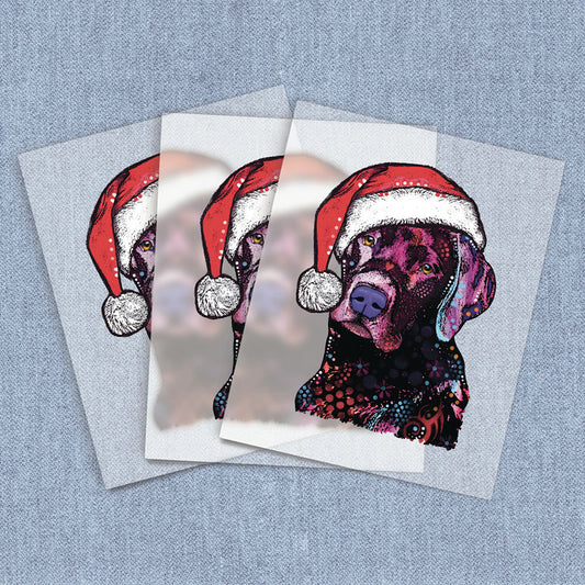 Christmas Lab | Christmas Dogs DTF Heat Transfers