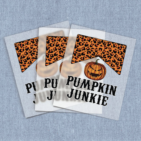Pumpkin Junkie | Halloween DTF Heat Transfers