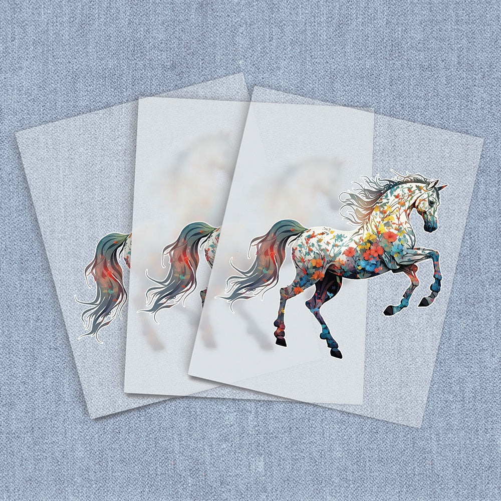 Fantasy Horse Garden | Horses DTF Heat Transfers