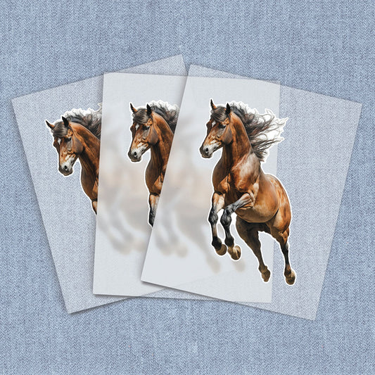 Galloping Brown Horse | Horses DTF Heat Transfers
