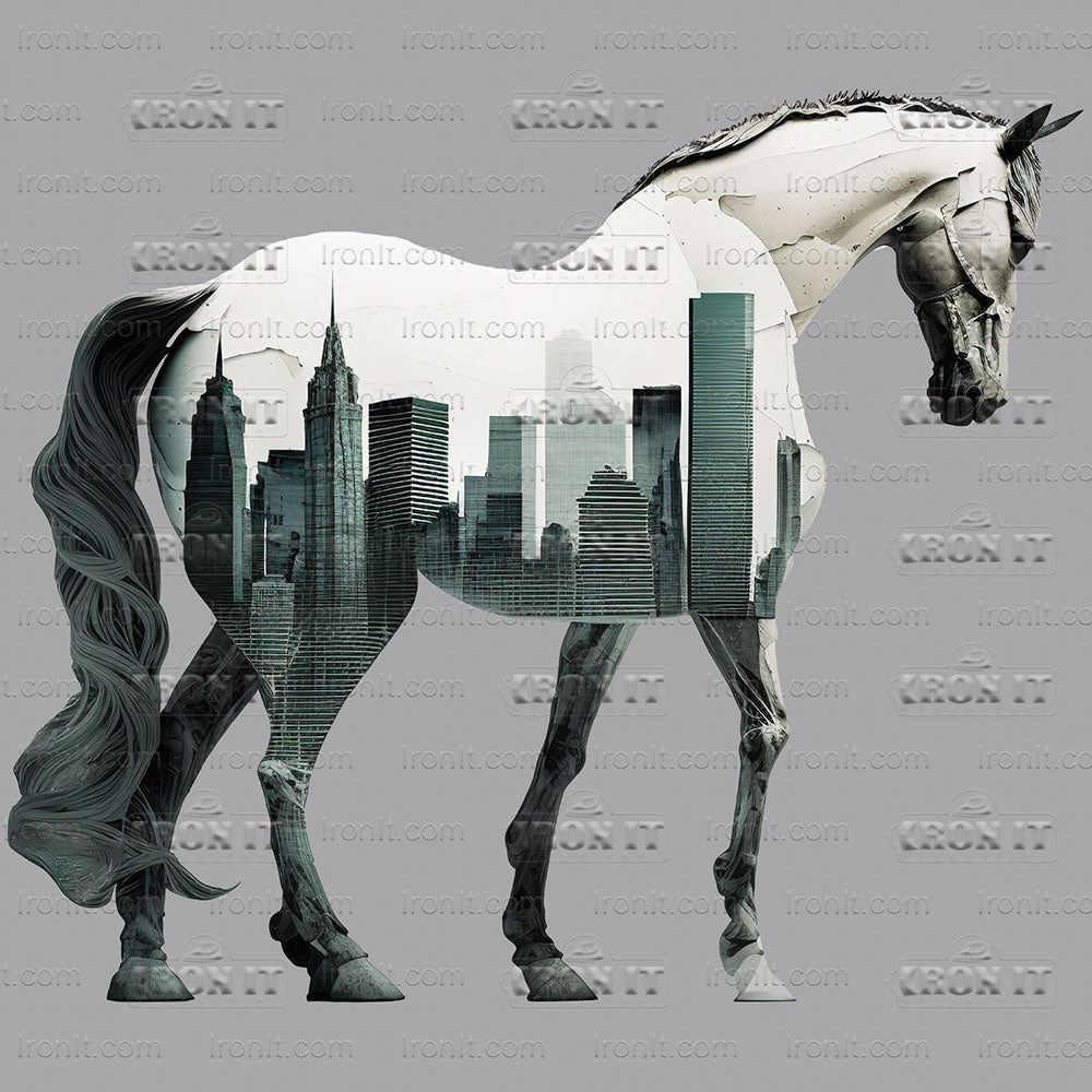 Skyline Horse Silhouette | Horses Direct to Film Heat Transfers