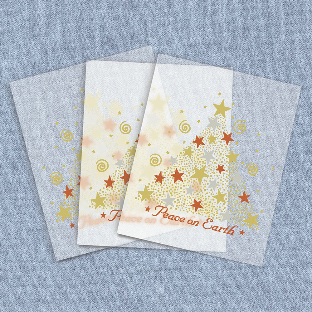 Peace on Earth Tree | Seasonal, Christmas DTF Heat Transfers