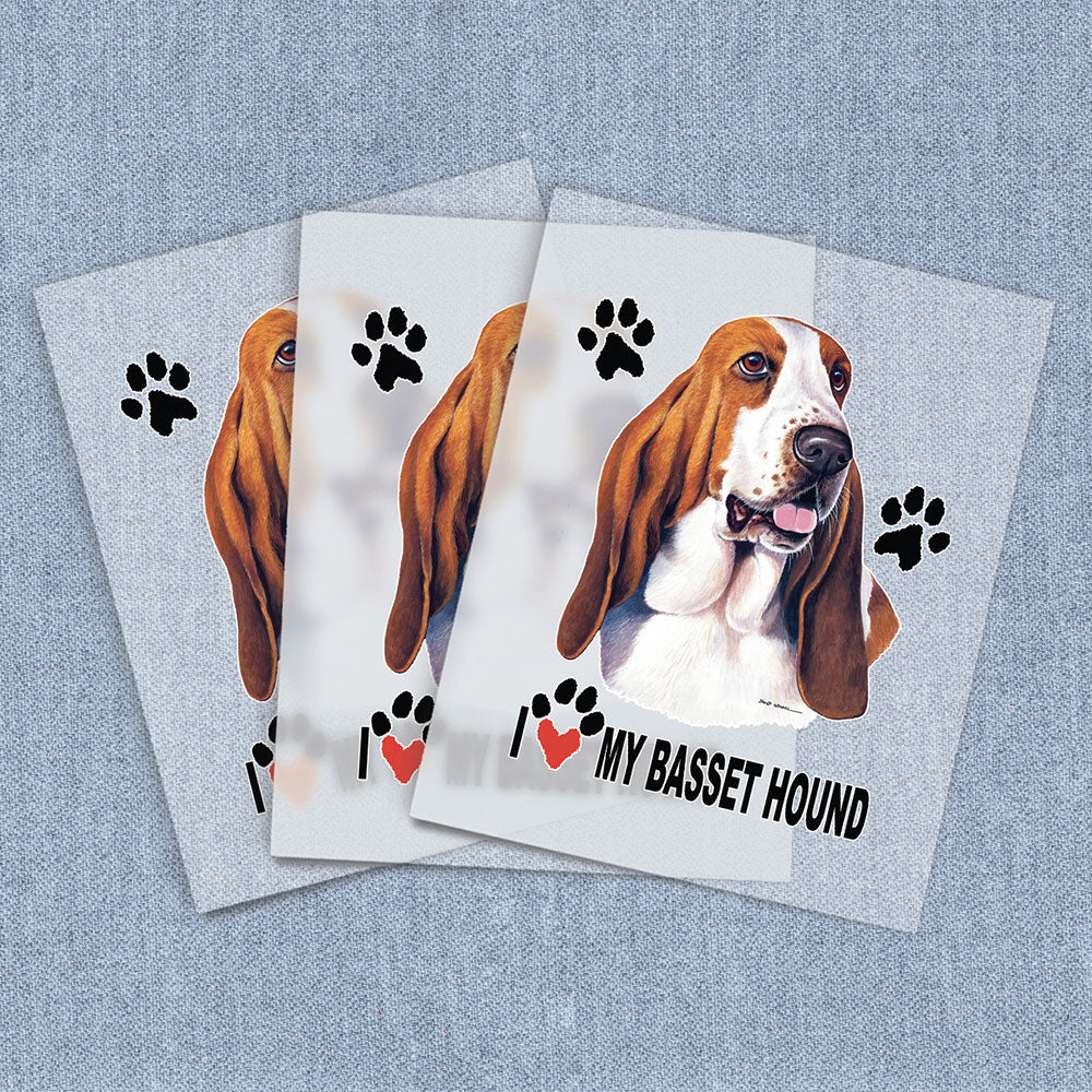Basset Hound | Dogs DTF Heat Transfers
