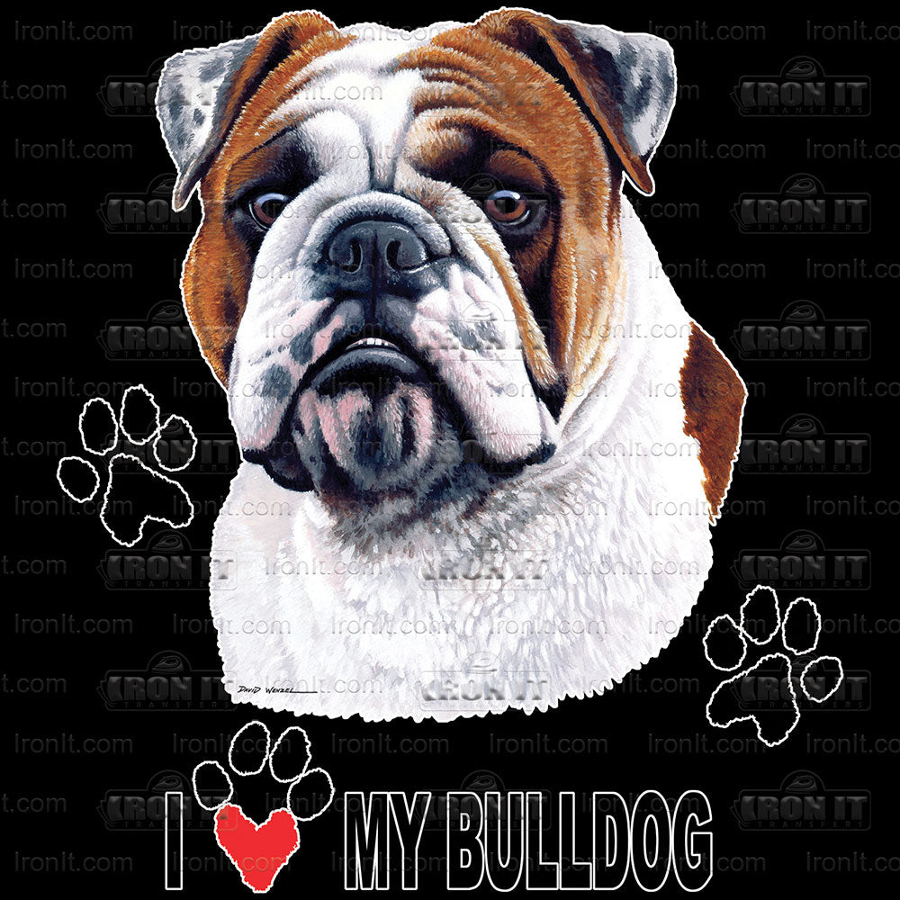 Bulldog | Dogs Direct to Film Heat Transfers