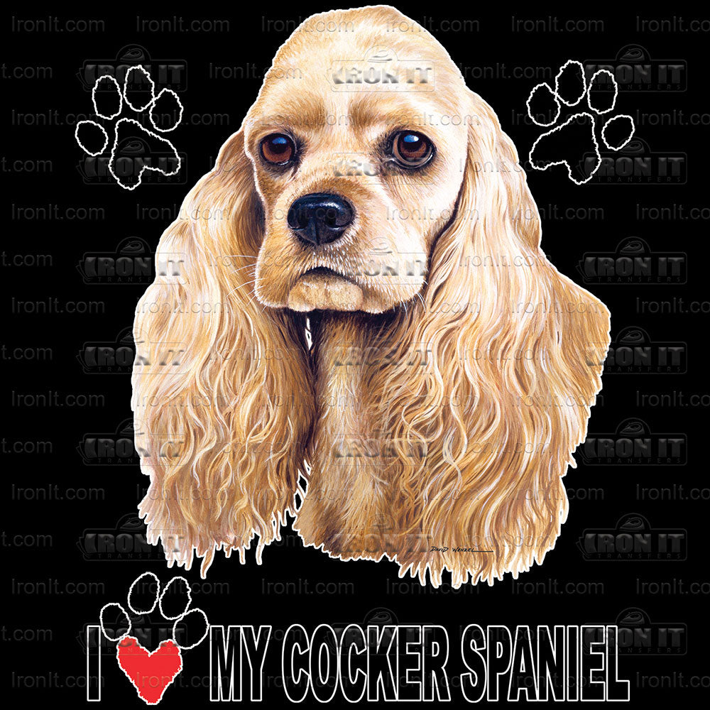 Cocker Spaniel | Dogs Direct to Film Heat Transfers