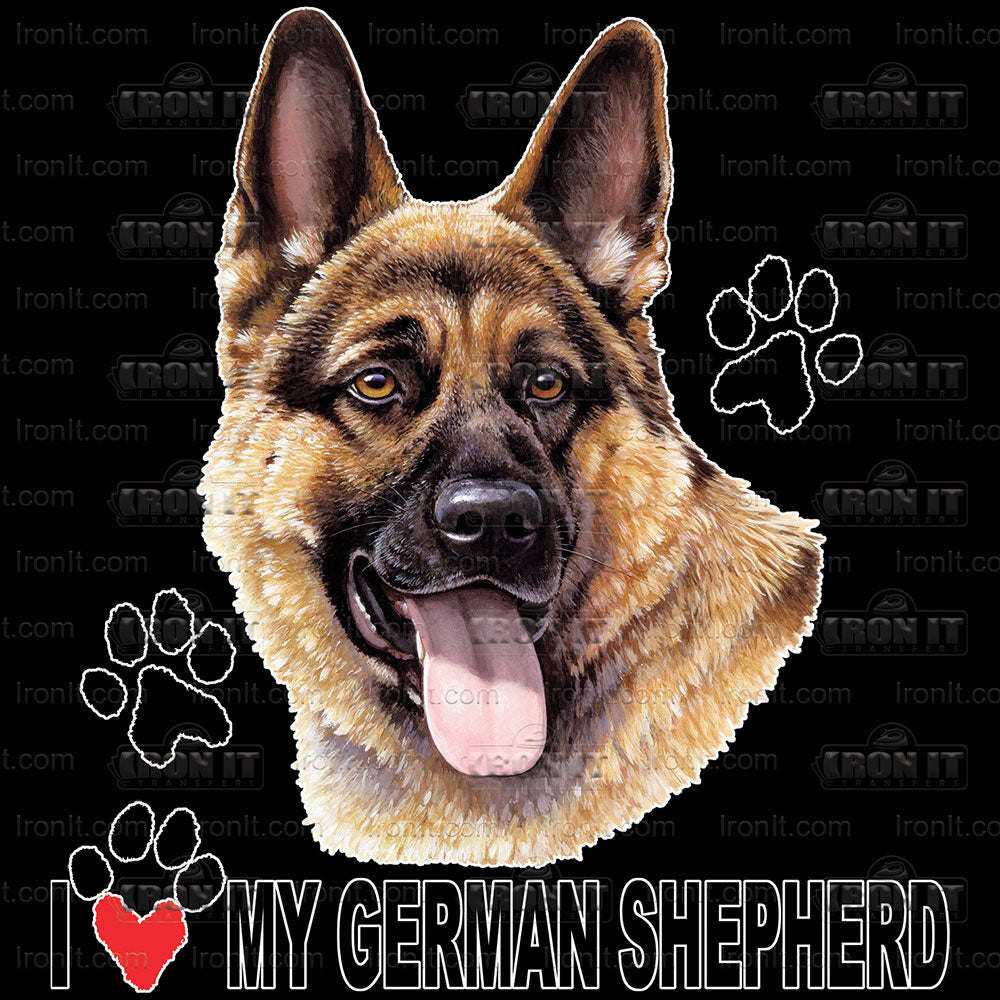 German Shepherd | Dogs Direct to Film Heat Transfers