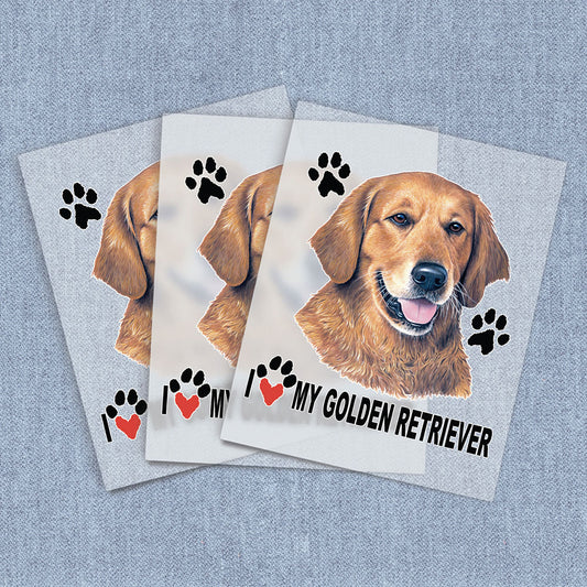 Golden Retriever | Dogs DTF Heat Transfers