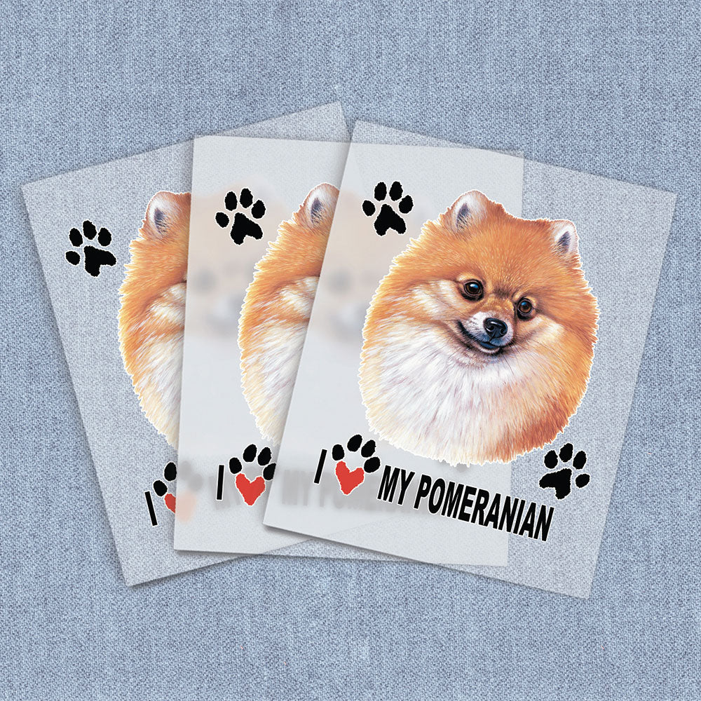 Pomeranian | Dogs DTF Heat Transfers