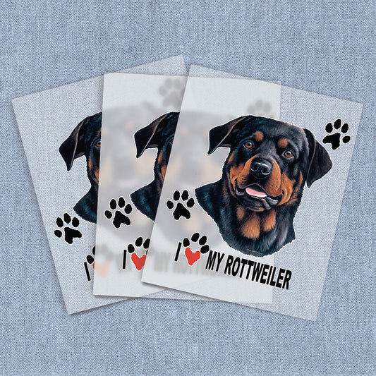 Rottweiler | Dogs DTF Heat Transfers