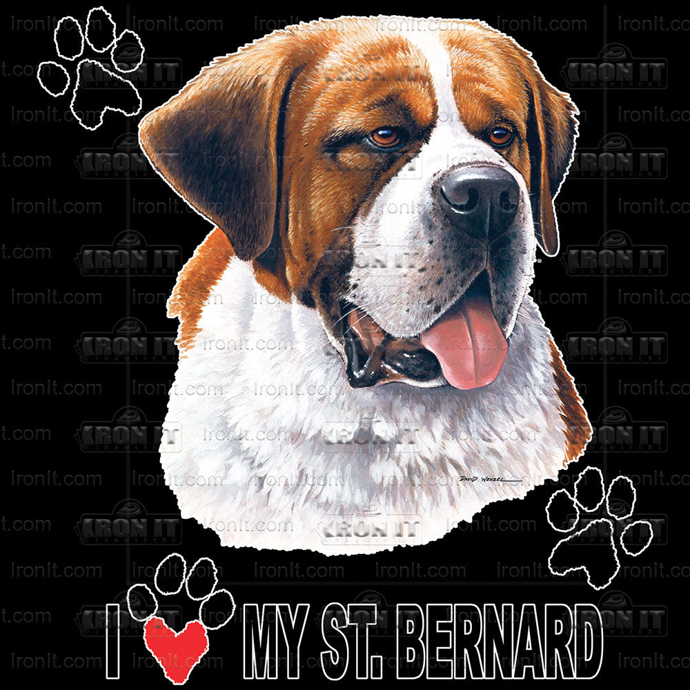 St. Bernard | Dogs Direct to Film Heat Transfers