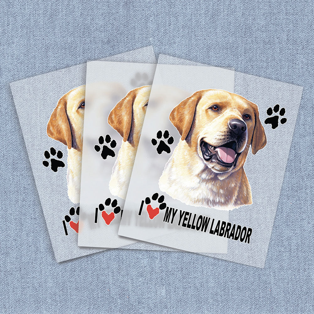 Yellow Lab | Dogs DTF Heat Transfers