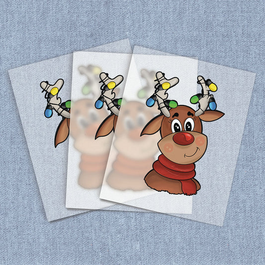 Christmas Reindeer | Seasonal, Christmas DTF Heat Transfers