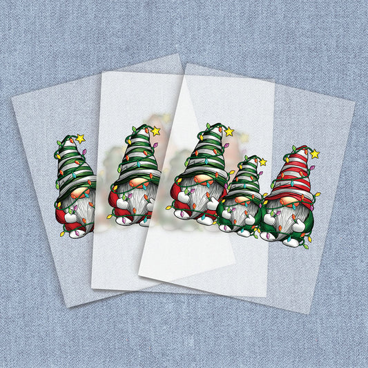 Christmas Gnomes | Seasonal, Christmas DTF Heat Transfers