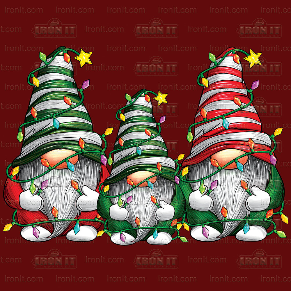 Christmas Gnomes | Seasonal, Christmas Direct to Film Heat Transfers